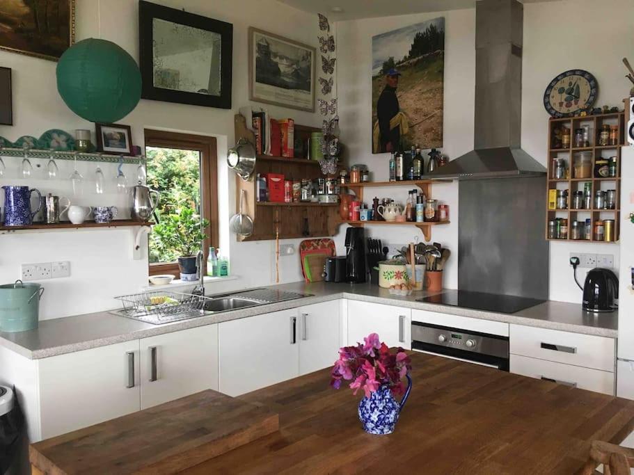 ביוד Spacious Cabin On Isolated Farm With Sea View מראה חיצוני תמונה